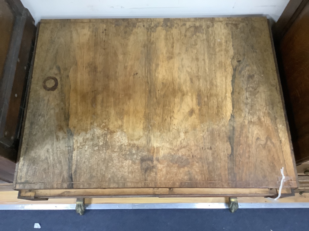 A Regency rosewood sofa table, width 86cm, depth 62cm, height 71cm